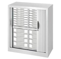 Rolladenschrank Höhe 100 cm - 24 Schubladen
