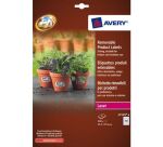 Etiquette ultra résistante enlevable laser 45,7 x 25,4 mm Avery L7125-8 blanche - Pochette de 320
