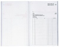 Auto-copying register Exacompta "invoices" 210 x 135 mm 50-2