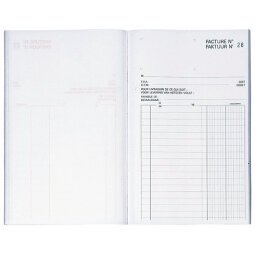 Zelfkopiërend doorschrijfboek Exacompta "facturen" 210 x 135 mm 50-2
