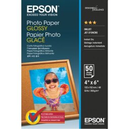 Glazed photo paper Epson 50 sheets A6 225g C13S042176