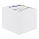 Recharge blanche supplémentaire pour bloc-cube plexi 90 x 90 mm - non encollée - bloc de 580 feuilles