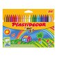 Ceras Plastidecor Bic - Caja de 24 surtidos