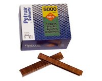Grapas Petrus 530/8 cobredas Caja de 5000