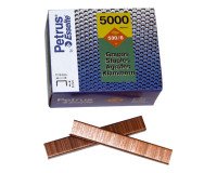 Grapas Petrus 530/6 cobreadas Caja de 5000