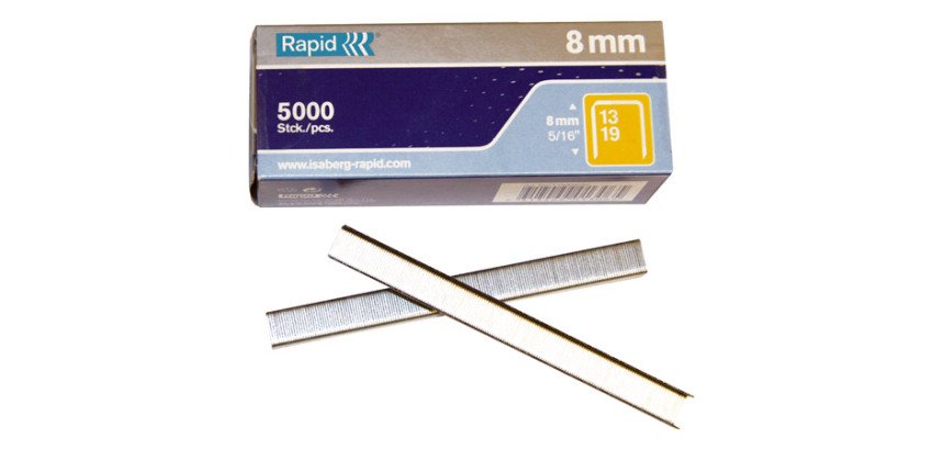 Caja de 5000 grapas galvanizadas 13/8 Rapid