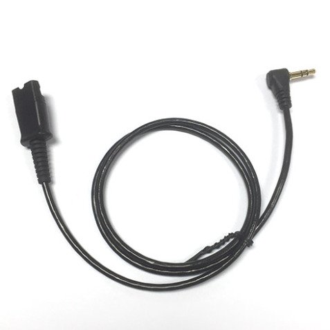 Cordón derecho Poly Plantronics QD 3,5 mm para Alcatel
