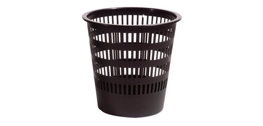 Papelera Cónica ranurada. 16 litros