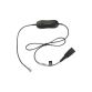 Right cord Jabra GN1200 0,80 m QD RJ9