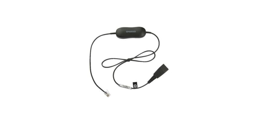 Right cord Jabra GN1200 0,80 m QD RJ9