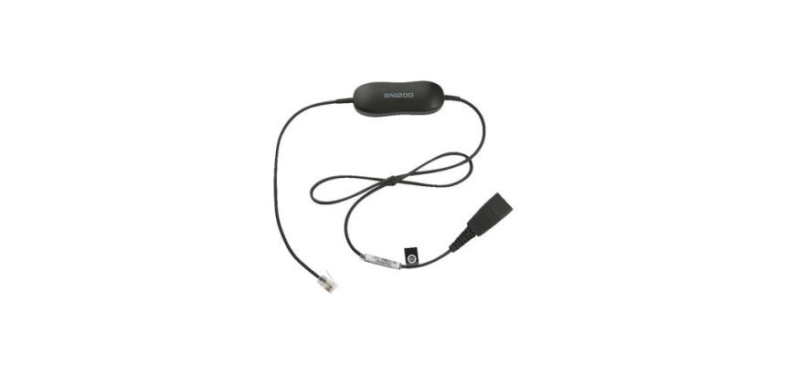 Cordon droit Jabra GN1200 0,80 m QD RJ9