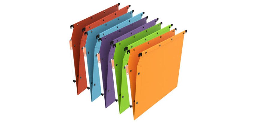 Dossier suspendu pour armoires kraft Ultimate AZV Elba fond normal couleurs assorties