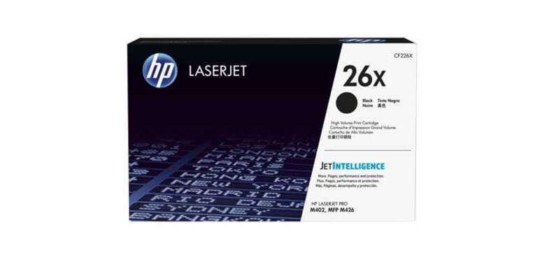 HP 26X- CF226X toner haute capacité noir pour imprimante laser