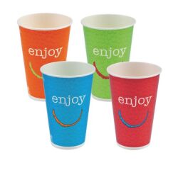 Gobelet en carton Enjoy - 30 cl - Lot de 300