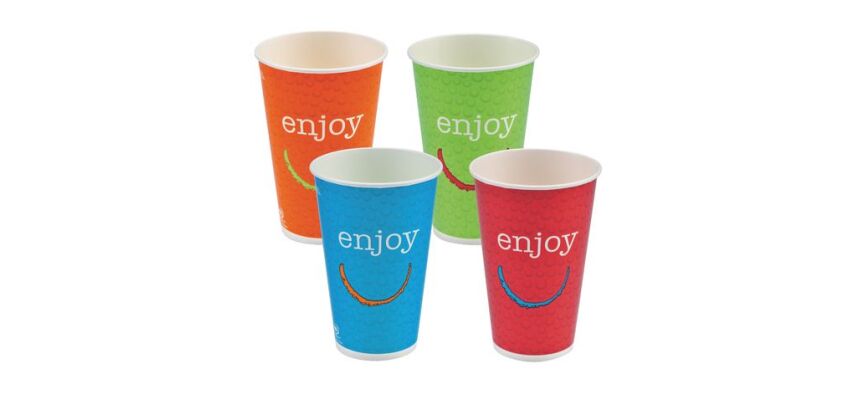 Gobelet en carton Enjoy - 30/32 cl - Lot de 300