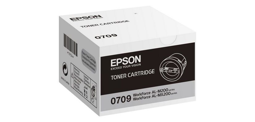 Toner Epson S050709 noir pour imprimante laser