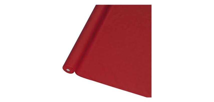 Nappe non tissé coloris bordeaux - Rouleau de 25 mètres