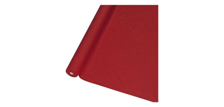 Nappe non tissé coloris bordeaux - Rouleau de 25 mètres