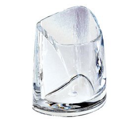 Plastic pen holder Cristal colourless