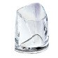 Plastic pen holder Cristal colourless