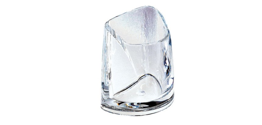 Portalápices diseño cristal 1 compartimento