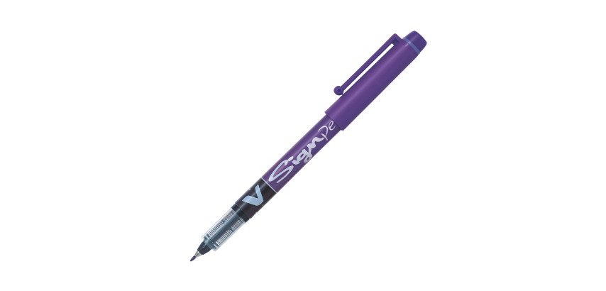 Stylo feutre Pilot V-Sign Pen à capuchon pointe 2 mm