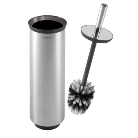 Combiné brosse WC inox Brabantia Profile