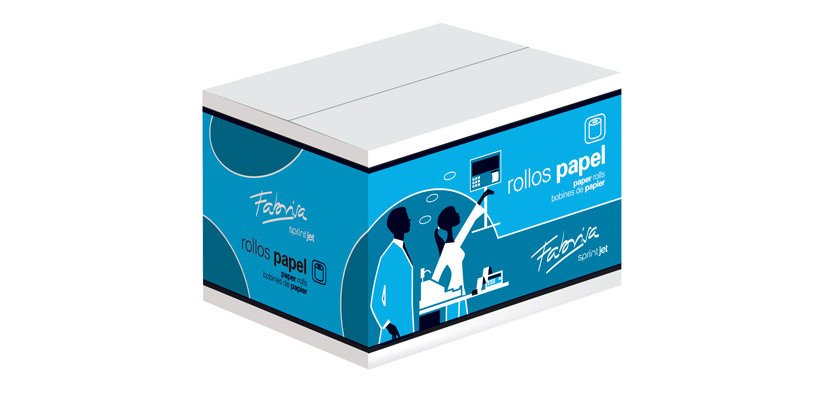 Rollo de papel Electra 76,5 x Ø 65 x 12 mm x 33m 1 copia 60gr.