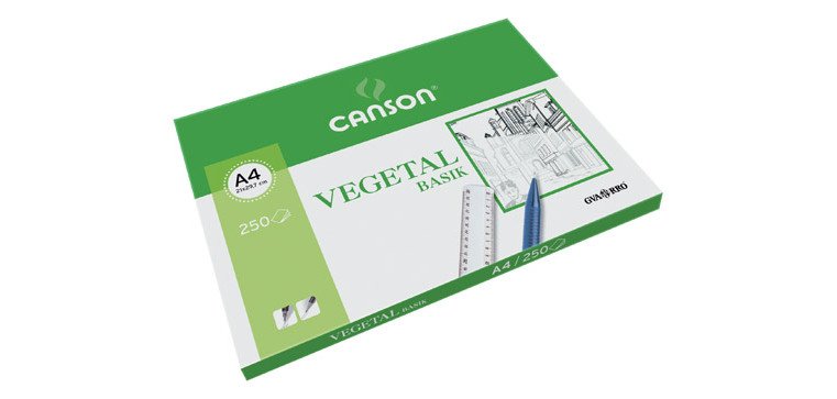 Láminas papel vegetal Canson A4