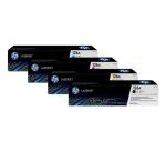 HP 126A (CE310A CF341A) Pack tóner original negro + tricolor de capacidad estándar (1200 + 3 x 1000 páginas)