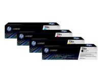 Pack von 4 Tonerkartuschen HP 126A Schwarz + Farbig