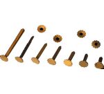 Encuadernadores latonados cabeza en estrella