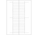 Double pochettes intercalaires perforées multicolores A4 Avery - polypropylène 18/100e - 8 onglets - 1 jeu