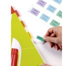Lot de 96 onglets adhésifs imprimables et repositionnables Avery - couleurs assorties
