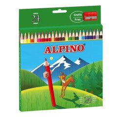 Caja de 24 lápices de color Alpino