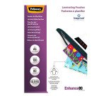 Paquete de 100 fundas de plastificación térmica A5 80 micras Fellowes Glossy