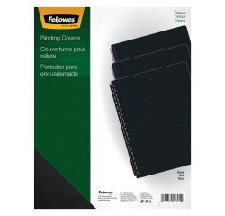 Cubiertas para encuadernar PVC 180 micras A4 negro Fellowes - Paquete de 100