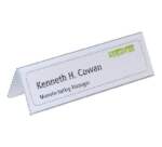 Paquete 25 Portanombres Mesa 61x210 mm