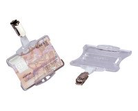 Portanombres de pinza/cinta multifuncional Durable