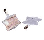 Portanombres de pinza/cinta multifuncional Durable