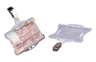 Portanombres de pinza/cinta multifuncional Durable