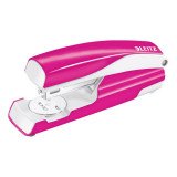 Agrafeuse Leitz Wow métal rose - agrafes 24/6 et 26/6. - capacité 30 feuilles