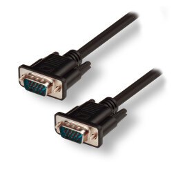 Cable S-VGA HD15 male/male - 2 m