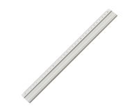Regla metálica de aluminio 30 cm Faibo