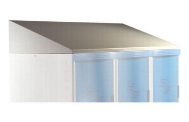 Coiffe inclinée pour vestiaires monoblocs Acial