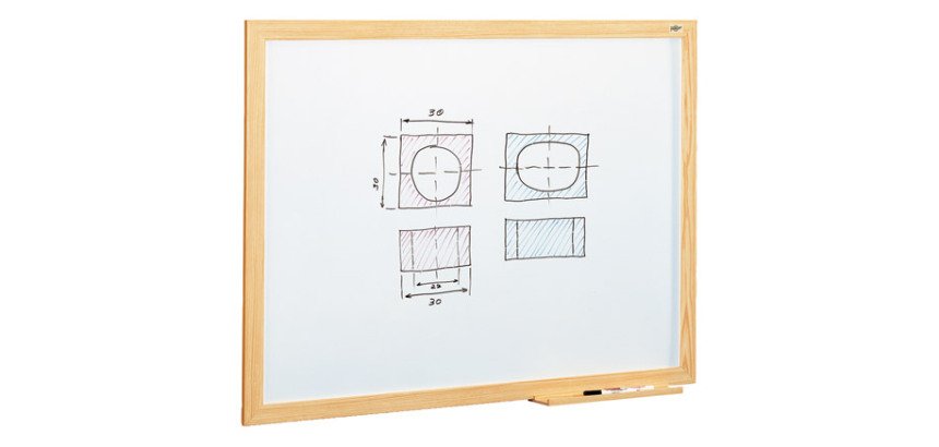 Pizarra estratificada Faibo marco madera