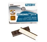 Agrafe Rapid 21/4 galvanisée - Boîte de 1000