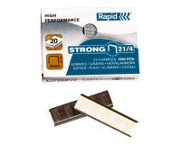 Agrafe Rapid 21/4 galvanisée - Boîte de 1000