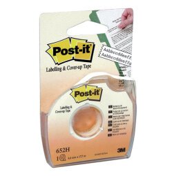 Post-it label and correction tape 8 mm x 17,7 m