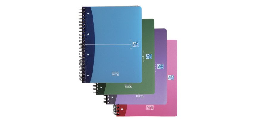 Cuaderno European Book tapa extra-dura A5+ 100 hojas Oxford